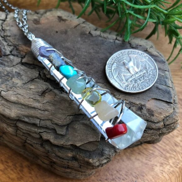 Seven Chakras Necklace - Picture 2 of 2